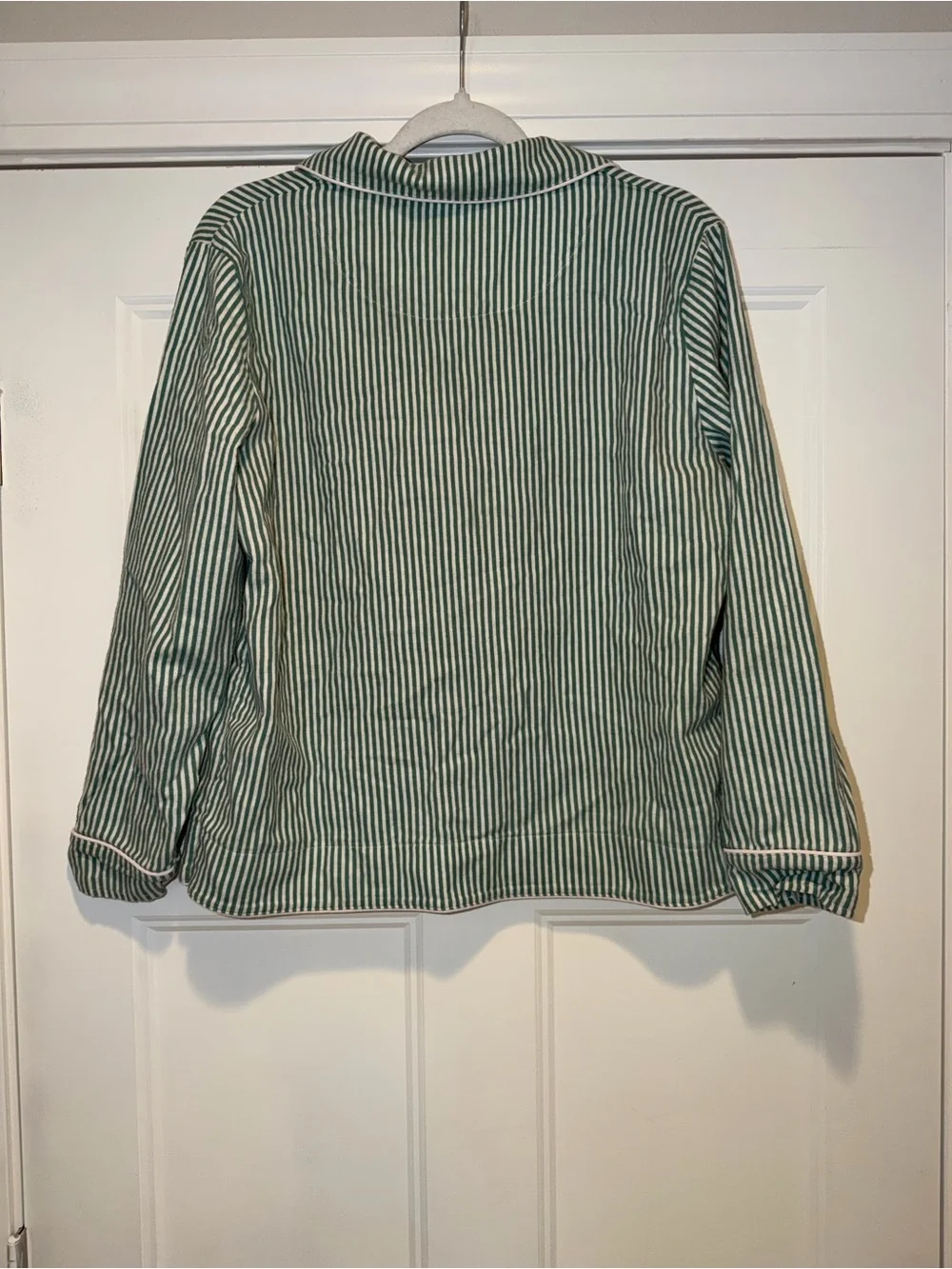 Honeydew Striped Button Up Pajama Top